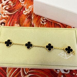 Van Cleef & Arpels Gold and Black Bracelet
